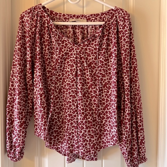 Loft floral peasant top, size small - Picture 2 of 8